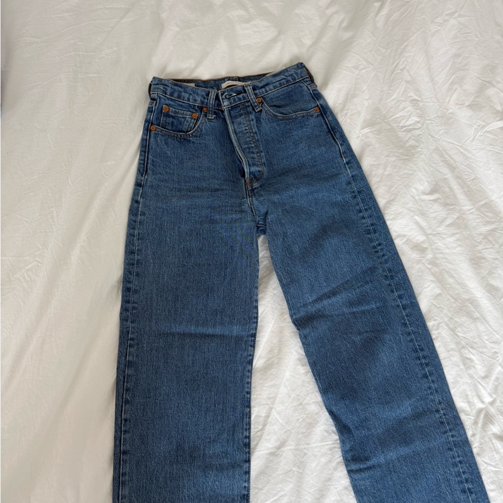 Levis ribcage straight leg Blue Denim Jeans